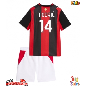AC Milan Luka Modric #14 Replica Home Stadium Kit for Kids 2026-27 Short Sleeve (+ pants)